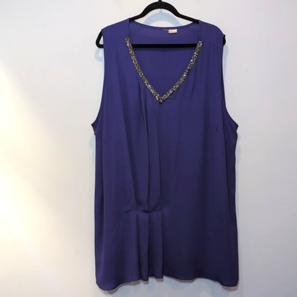 Reitmans Purple Sleeveless Blouse - Picture 8 of 10
